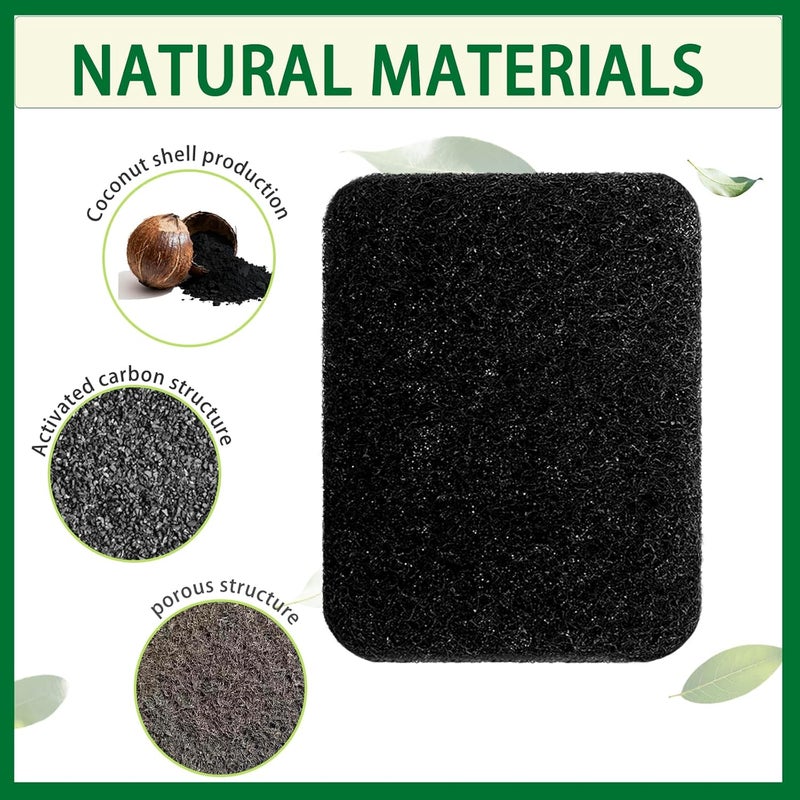 LOSUIN 8 Pack Carbon Diaper Pail Deodorizer Filter,Coconut Odor Absorber Activated Carbon Filter Compatible with Dekor Classi/Plus Diaper Pail,Keeping House Air Fresh - Image 4